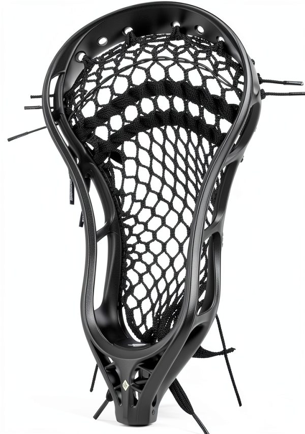 StringKing Lacrosse Head Aluminum Attack Black-1