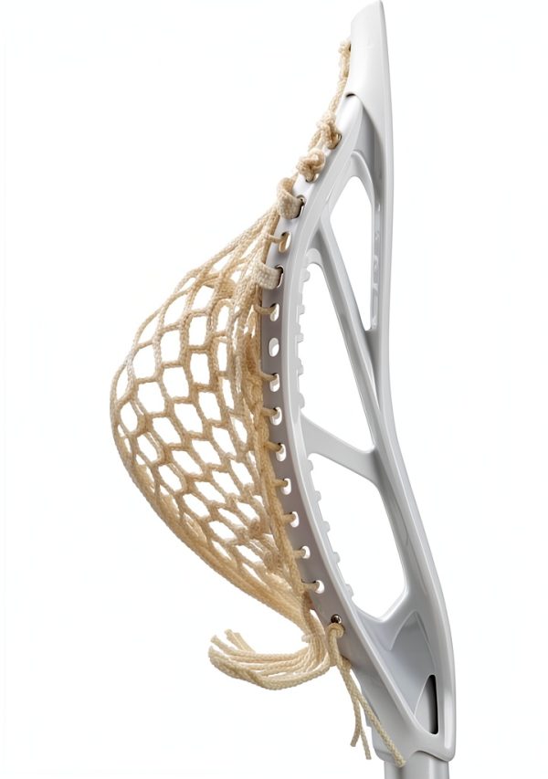 STX Hyper Power Strung Lacrosse Head White Plastic-2