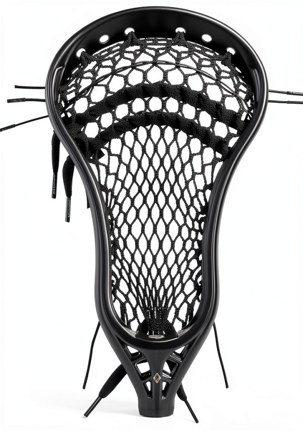 StringKing Lacrosse Head Aluminum Attack Black-0