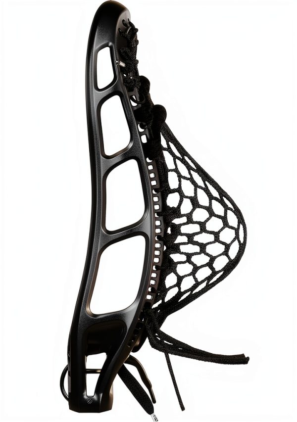 StringKing Lacrosse Head Aluminum Attack Black-2