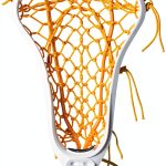 Gait Lacrosse Stick Heads White Yellow Strung-0