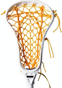 Gait Lacrosse Stick Heads White Yellow Strung-0