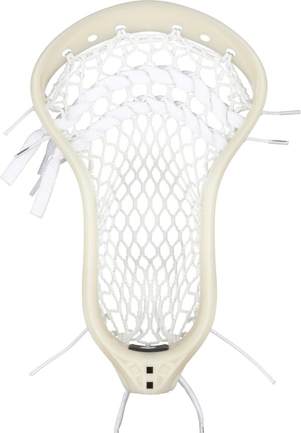 StringKing Men's Lacrosse Head Stiff Faceoff Raw White-0