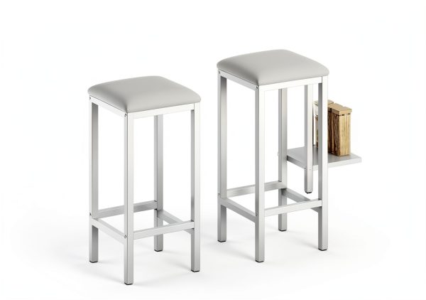 Homiflex Bar Table Set 67in Engineered Wood with Charging-4