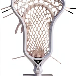 Strung Lacrosse Head ECD Lacrosse White Pro-0