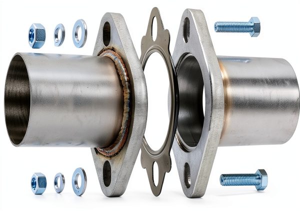 Exhaust Flange Repair Piping Kit by PTEROSAUR Universal Fit-0