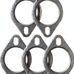 Exhaust Gasket Dsnaduo 2.5 Inch Durable Automotive-0