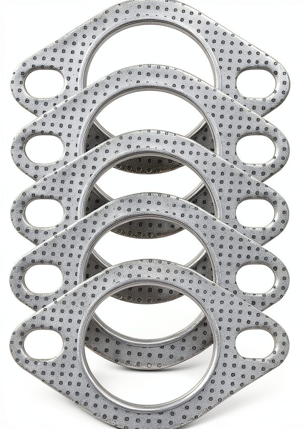 AIB2C Aftermarket Exhaust Flange Gasket Universal Fitment-0