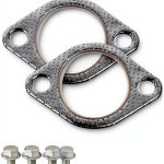 Ongfuwu Car Exhaust Gasket Stainless Graphite-0