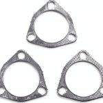 Exhaust Flange Gasket YAMAKATO 2.5" I.D. Three-Bolt Stainless Steel-0