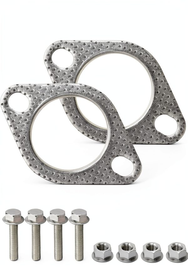 Exhaust Flange Gasket UBOG 1962PQGFLDP001 2in & 2.5in Machined Metal-0