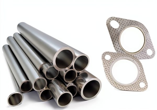 Exhaust Flange Gasket DACIRTY DACDP3332SI-2PC High Temp Graphite Set-2