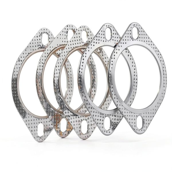 Exhaust Flange Gasket AIB2C Stainless Steel Replacement for Cars-2