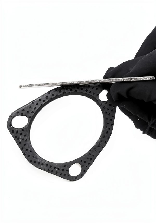 Exhaust Flange Gasket YAMAKATO 2.5" I.D. Three-Bolt Stainless Steel-2