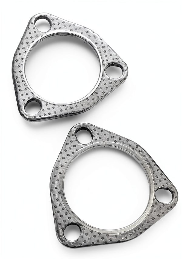 Exhaust Flange Gasket YAMAKATO 2.5" I.D. Three-Bolt Stainless Steel-3