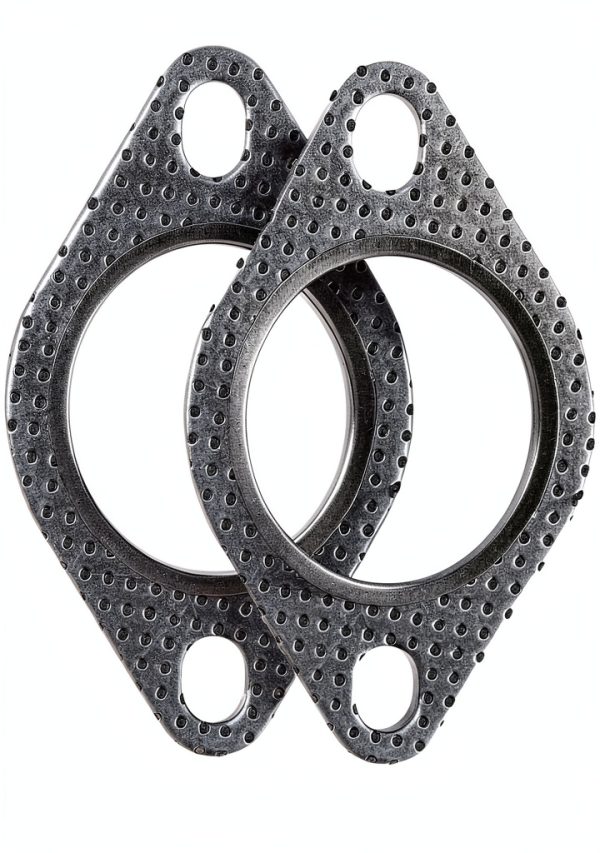 JOIUYOLJ 1.5" Stainless Steel Exhaust Gasket Graphite Seal High Temp-0