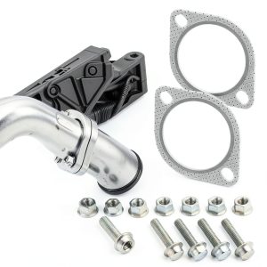 Tioollev Exhaust Gasket 2214PQDP001 Brushed Metal 2‑3 Inch Replacement-0