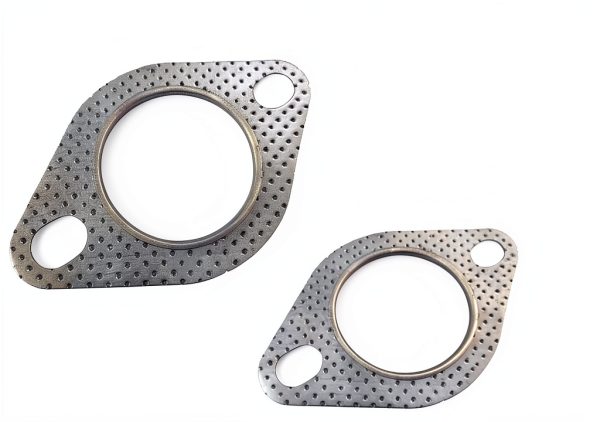 Exhaust Flange Gasket DACIRTY DACDP3332SI-2PC High Temp Graphite Set-0