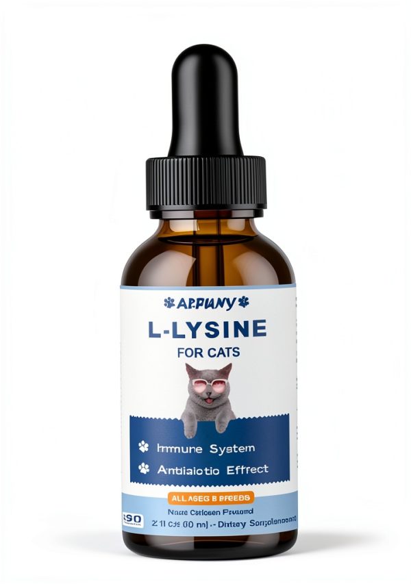 L-Lysine Supplement for Cats Bomei Immune Support 60ML Chicken Flavor-1