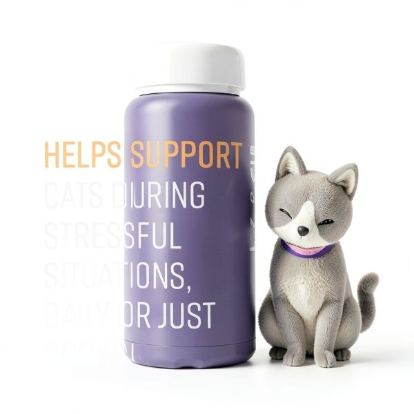Sentry Calming Chews for Cats - Pheromone Infused Crunchy Creamy 4oz-2