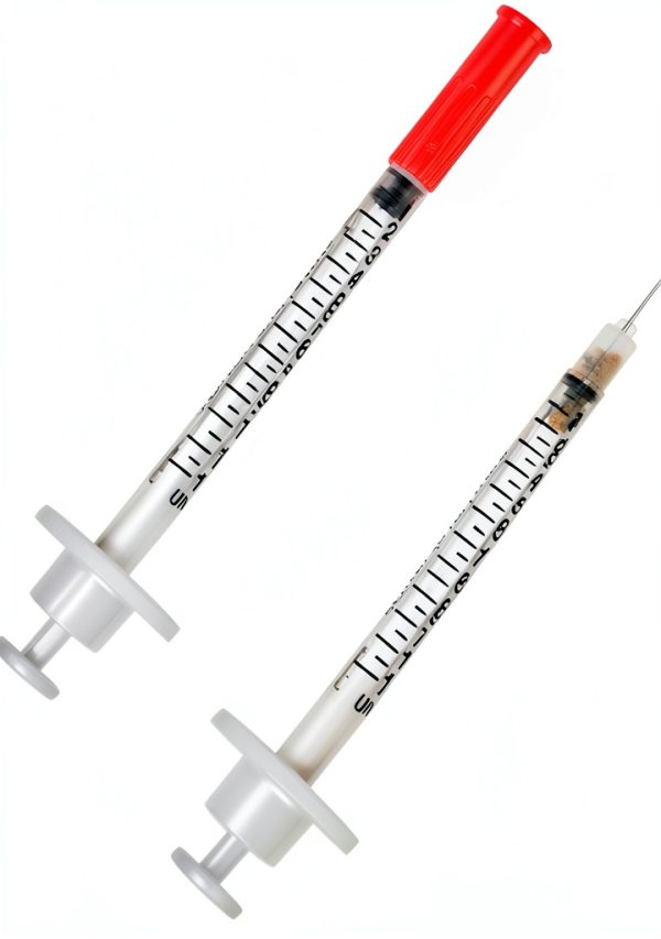 UltiCare VetRx U-40 3/10cc Insulin Syringes Half Unit Markings 100-2
