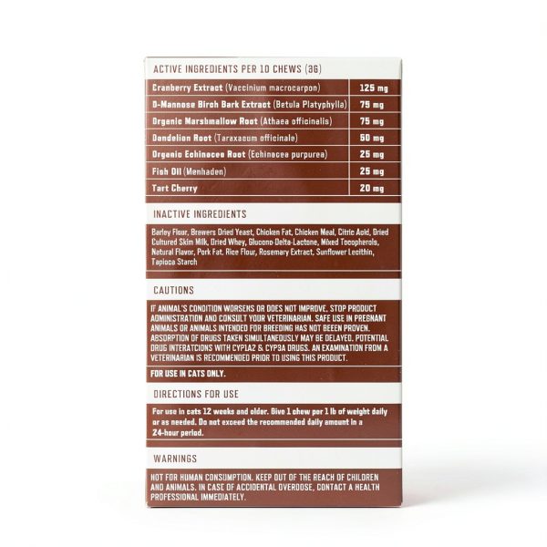 Cat Urinary Health Supplement Rocco & Roxie 3.7oz Chicken Chews-7