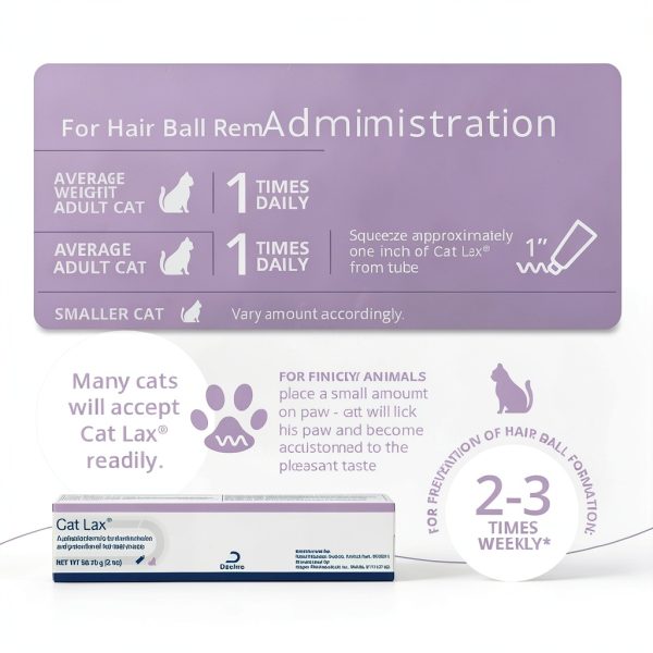 CatLax Hairball Remedy for Cats 2 oz Cod Liver Vitamin E Formula-5