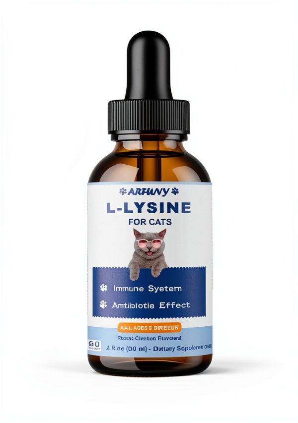 L-Lysine Supplement for Cats Bomei Immune Support 60ML Chicken Flavor-5