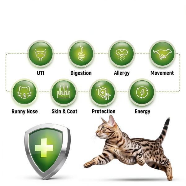 Cat Antibiotic by SalutemPet Liquid 2 Oz Natural Chicken Flavor-1