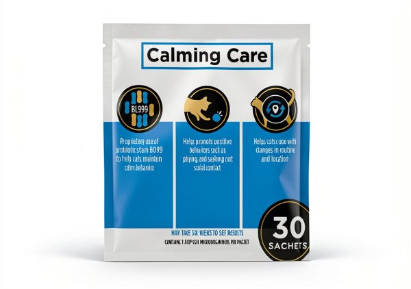 Purina Pro Plan Calming Care Cat Supplements - 30 Probiotic Relief-5