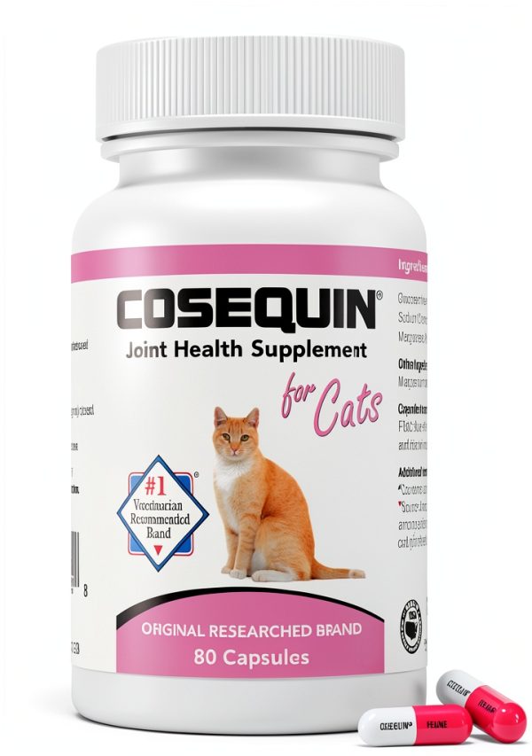 Nutramax Cosequin for Cats Health Supplement 80 Sprinkle Capsules-0