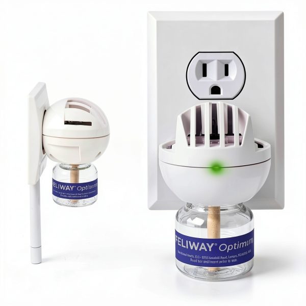 FELIWAY® Optimum 30 Day Cat Calming Plug In Pheromone Diffuser Starter Kit, 48ml - Helps Reduce Common Signs of Stress in Cats & Kittens, Enhanced Calming-6