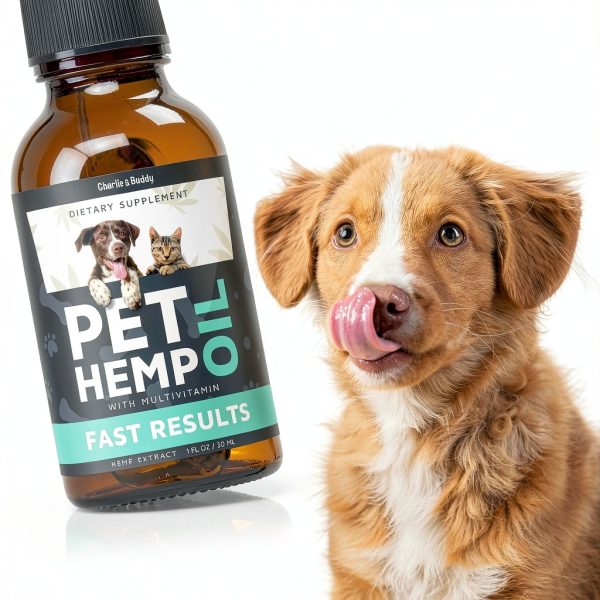 Hemp Oil for Dogs & Cats by Charlie & Buddy – Anxiety & Pain Relief-2