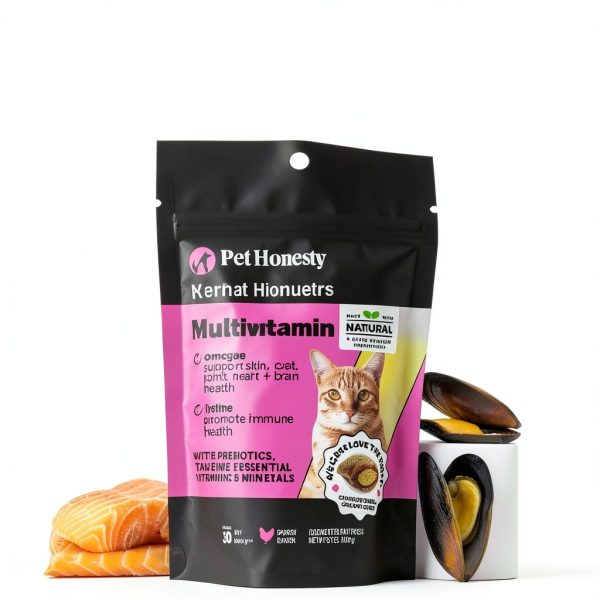Cat Multivitamin Chews Chicken 90ct Pet Honesty Immune Skin-2