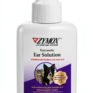 ZYMOX Enzymatic Ear Solution with 0.5-Percent Hydrocortisone, for Dog & Cat, 1.25 oz-0